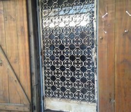 Porte fer forgé