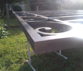 Garde corps Corten