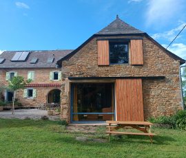 Volets coulissants bois/Aluminium
